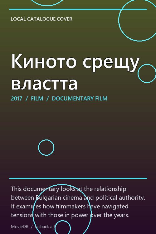 Киното срещу властта poster