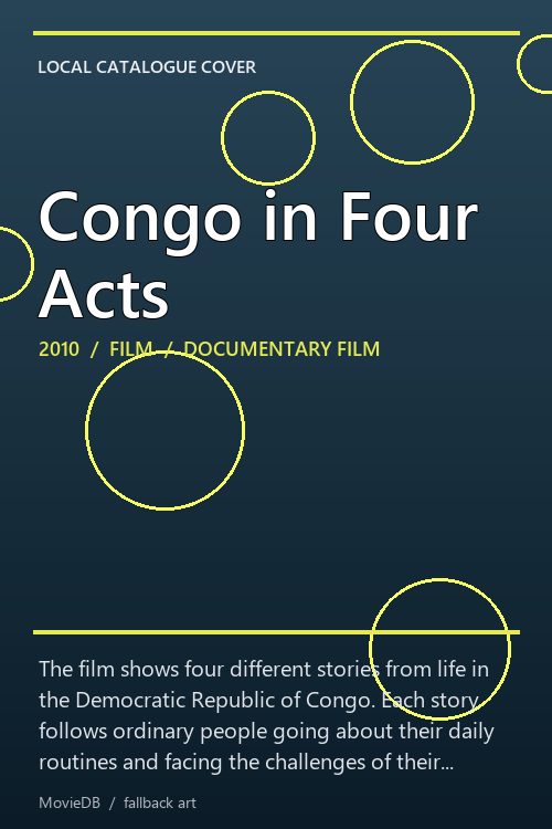 Congo in Four Acts poster