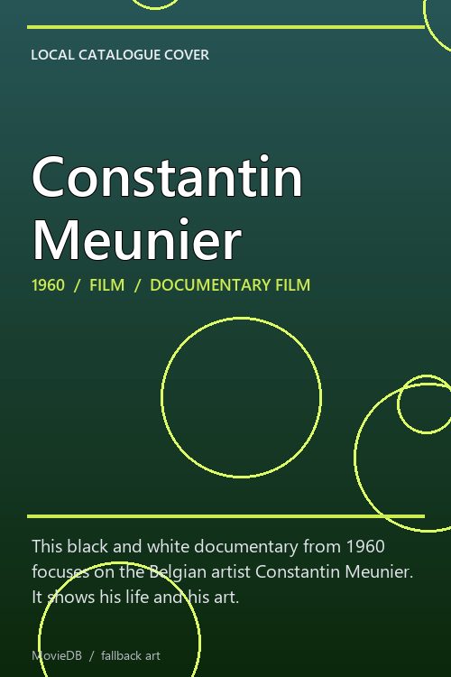 Constantin Meunier poster