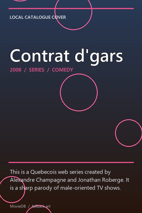 Contrat d'gars poster