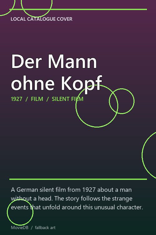 Der Mann ohne Kopf poster