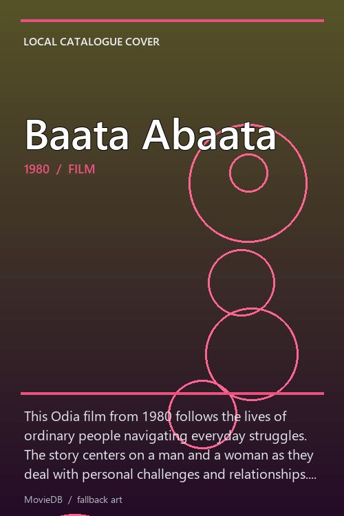 Baata Abaata poster