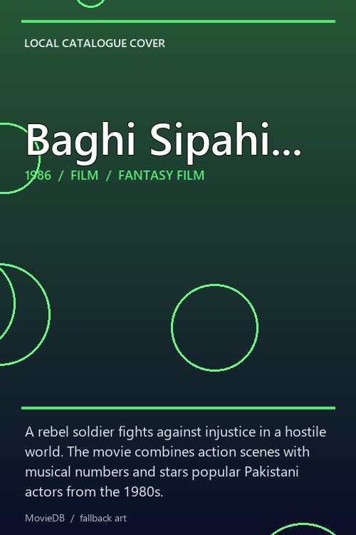 Baghi Sipahi... poster