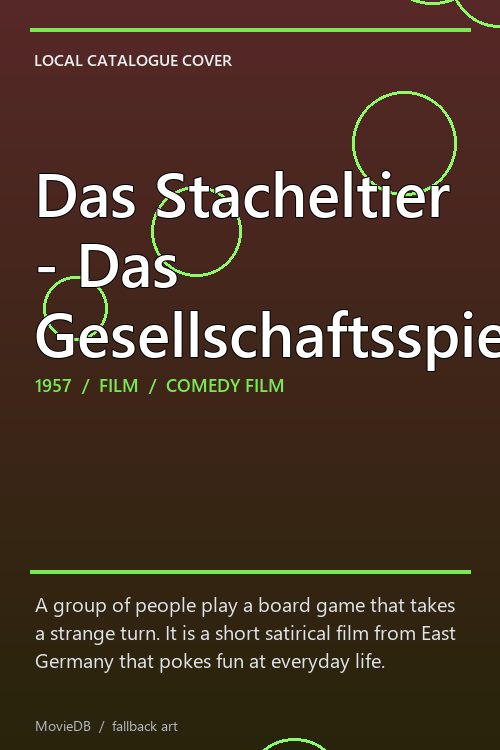 Das Stacheltier - Das Gesellschaftsspiel poster