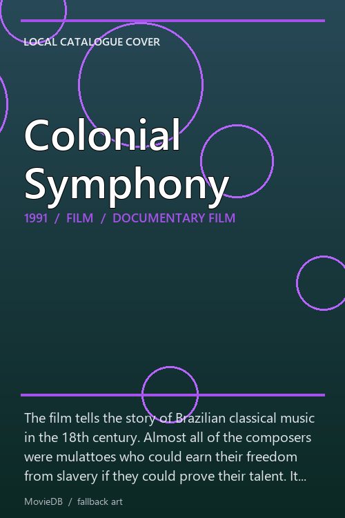 Colonial Symphony poster
