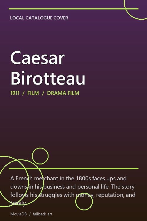Caesar Birotteau poster