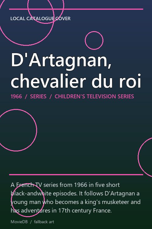 D'Artagnan, chevalier du roi poster