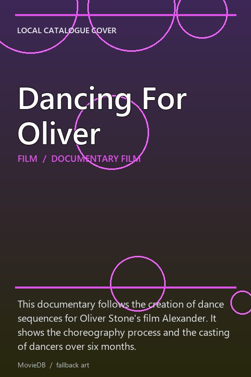 Dancing For Oliver poster