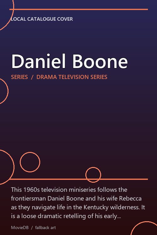 Daniel Boone poster