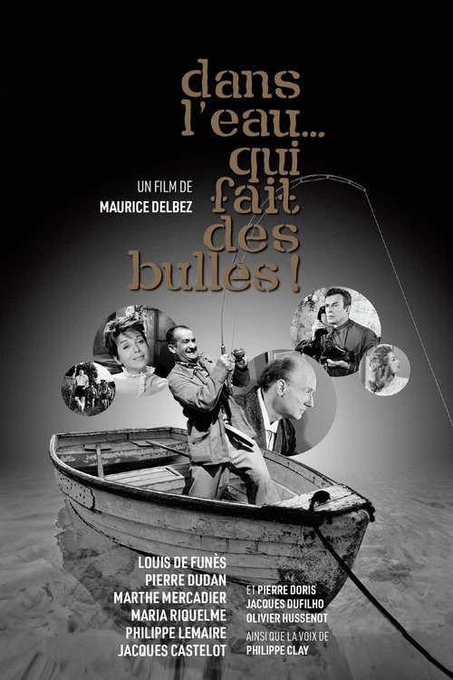 Dans l'eau qui fait des bulles poster