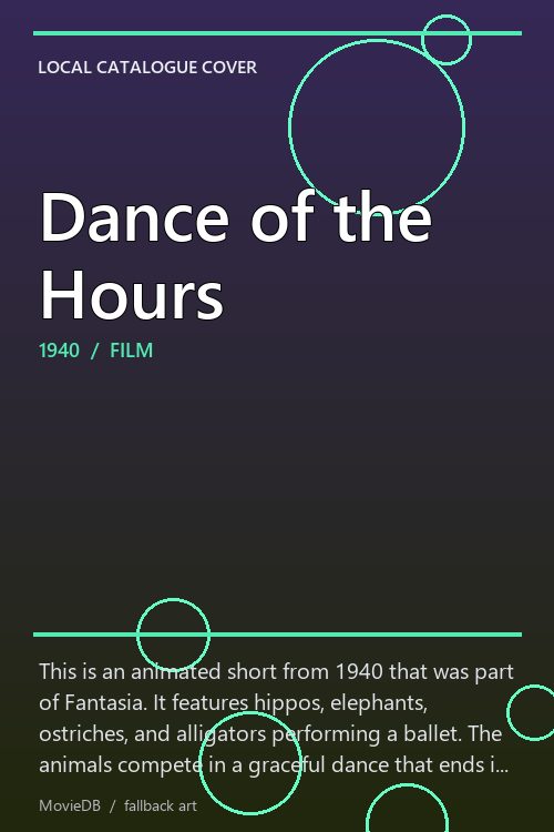 Dance of the Hours poster