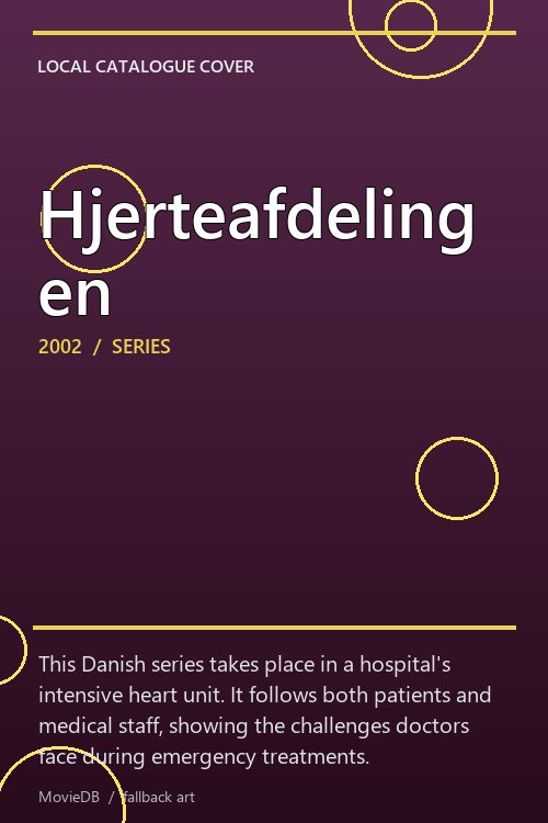 Hjerteafdelingen poster