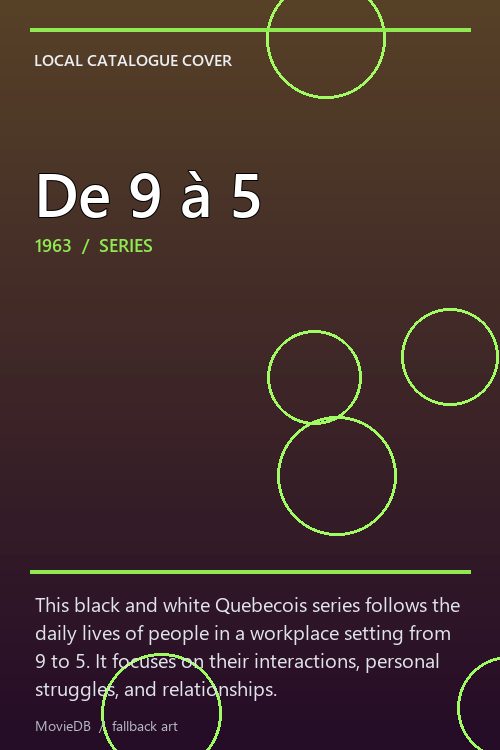 De 9 à 5 poster
