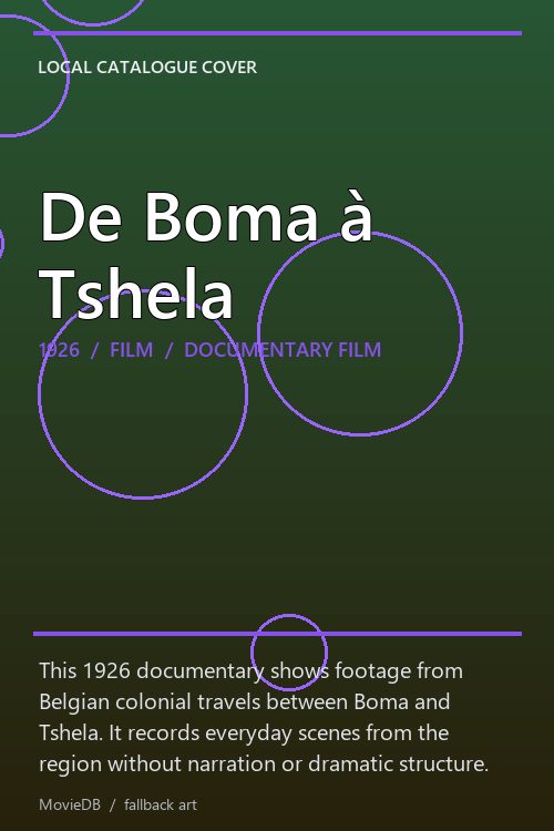 De Boma à Tshela poster