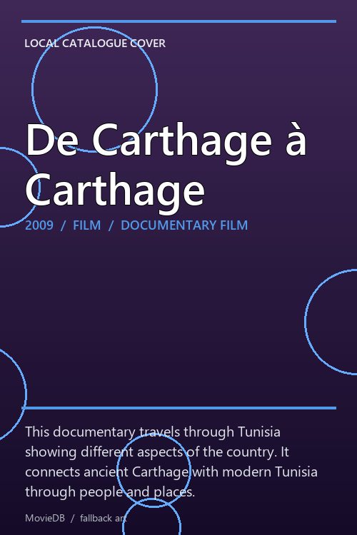 De Carthage à Carthage poster