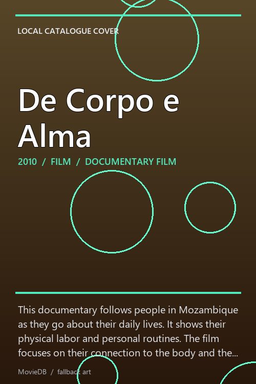 De Corpo e Alma poster