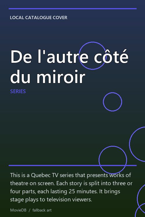 De l'autre côté du miroir poster