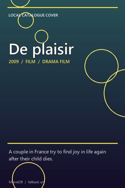 De plaisir poster