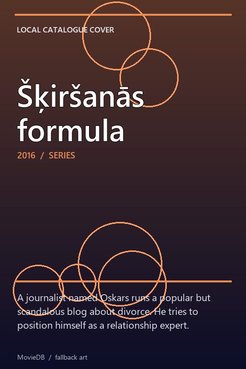 Šķiršanās formula poster
