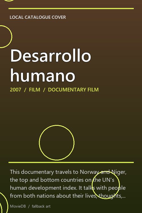 Desarrollo humano poster