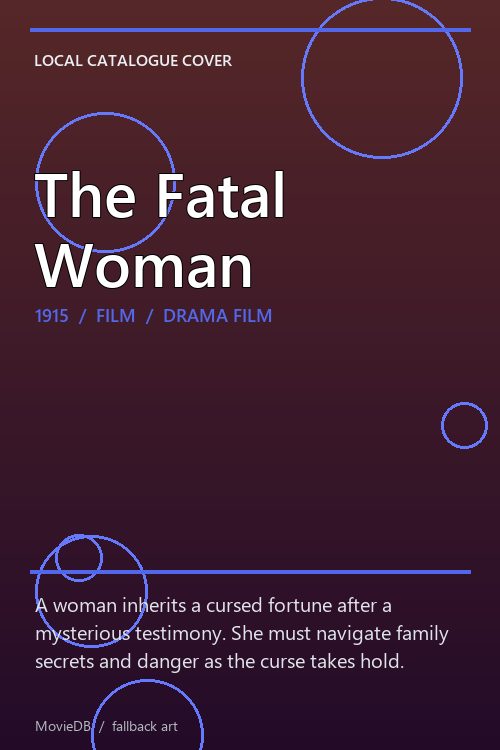 The Fatal Woman poster