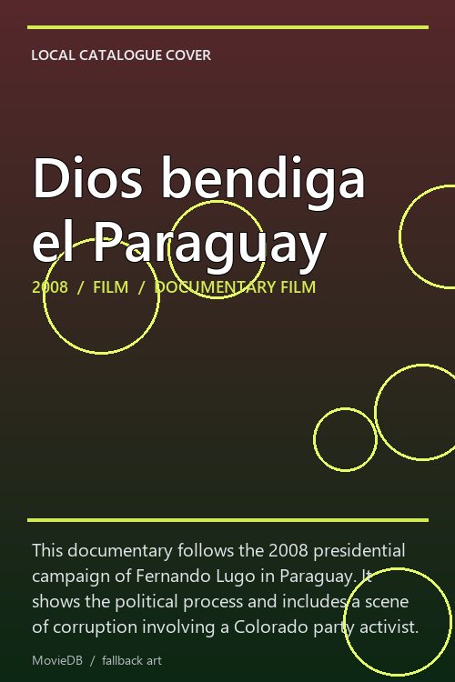 Dios bendiga el Paraguay poster