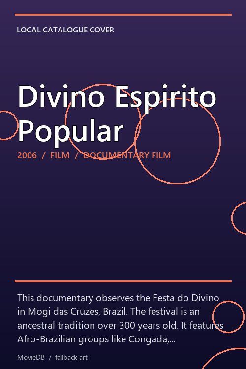 Divino Espirito Popular poster
