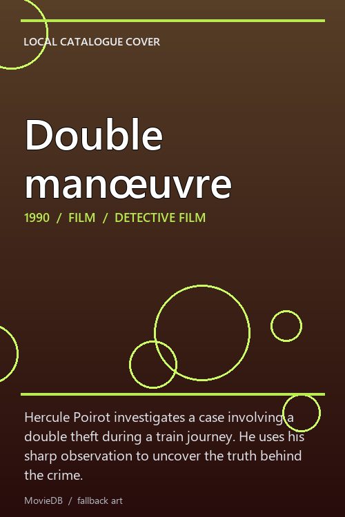 Double manœuvre poster
