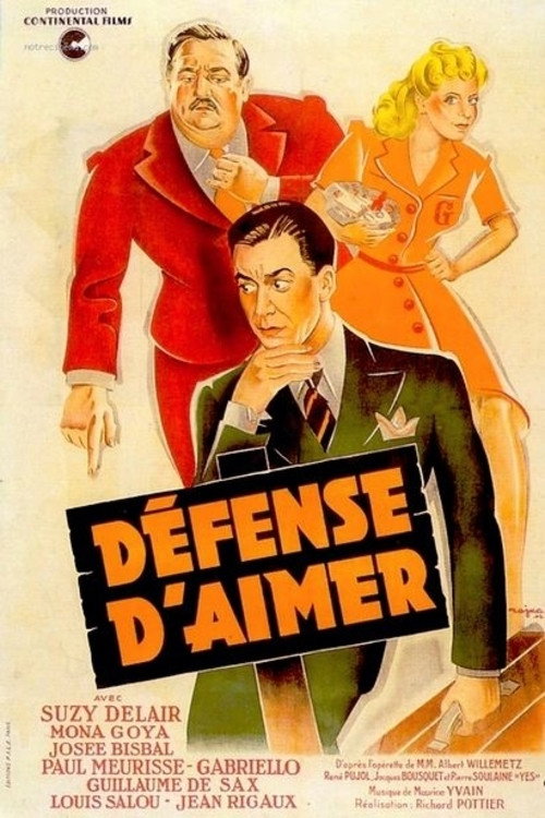 Défense d'aimer poster