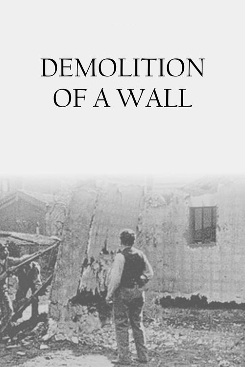 Démolition d'un mur poster