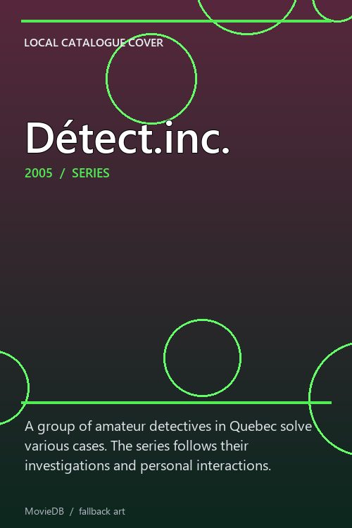 Détect.inc. poster