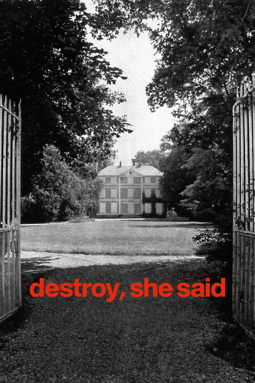 Détruire, dit-elle poster