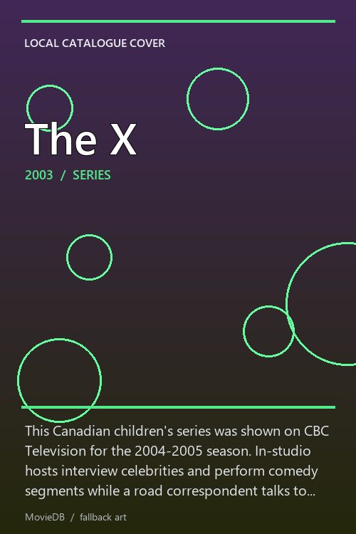 The X poster