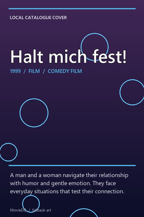 Halt mich fest! poster