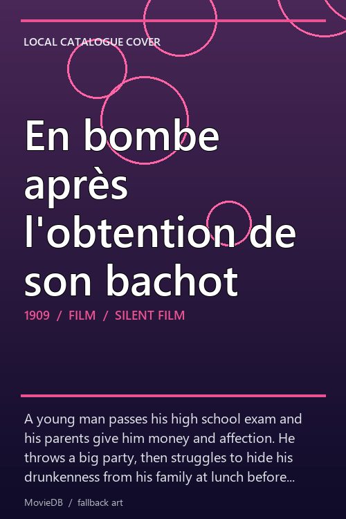 En bombe après l'obtention de son bachot poster
