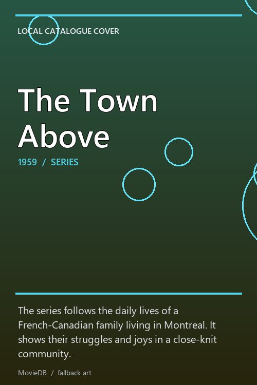 The Town Above poster