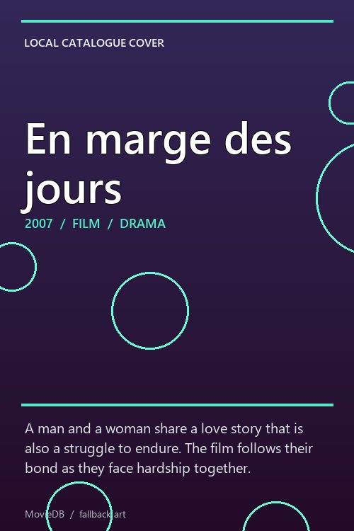 En marge des jours poster