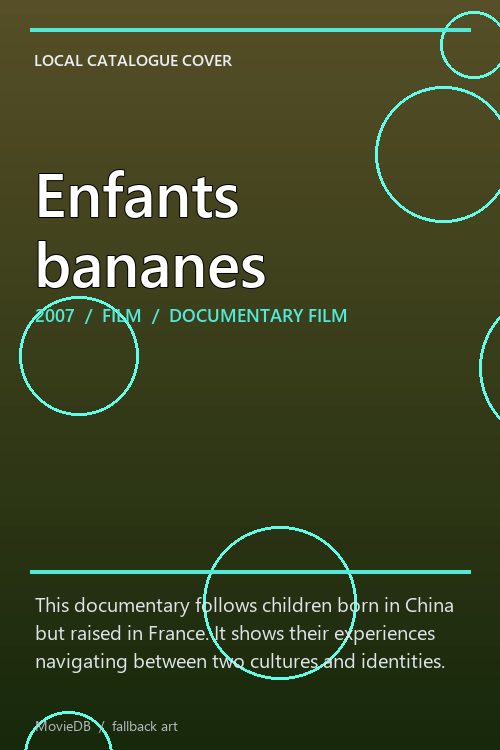 Enfants bananes poster