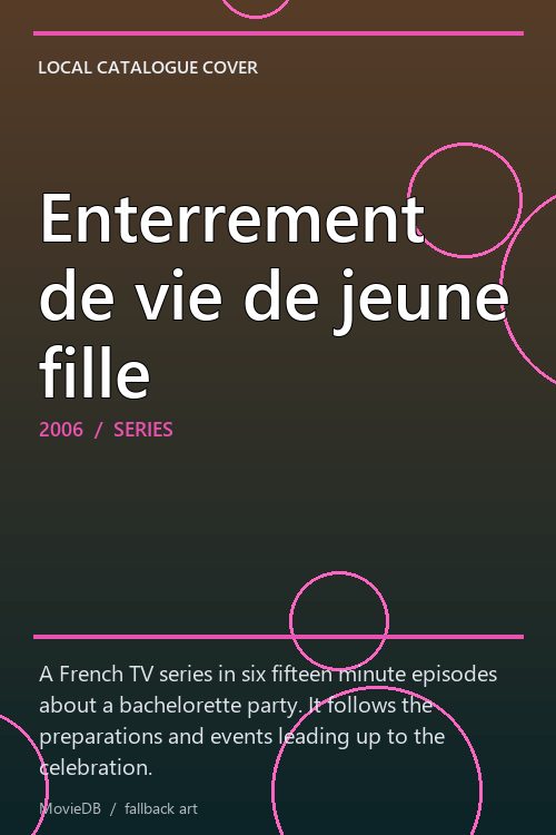 Enterrement de vie de jeune fille poster