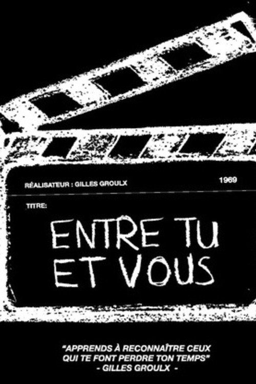 Entre tu et vous poster