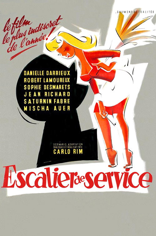 Escalier de service poster