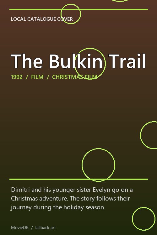 The Bulkin Trail poster