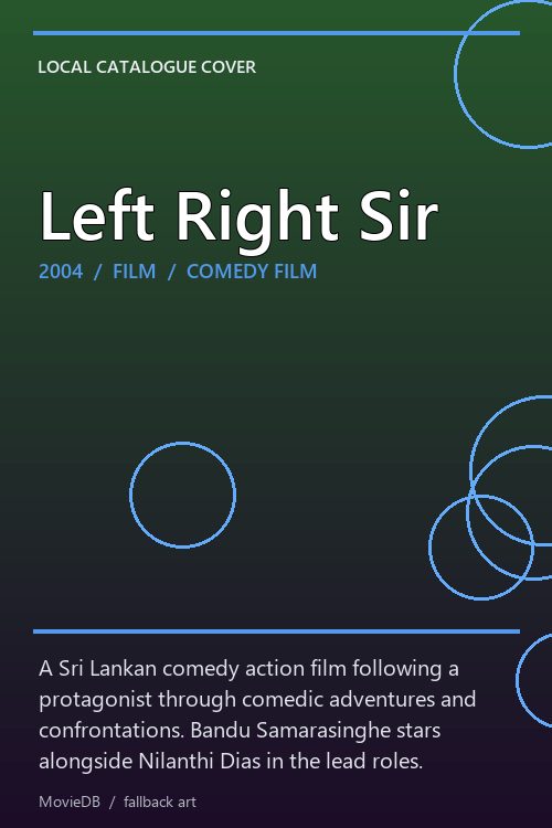 Left Right Sir poster