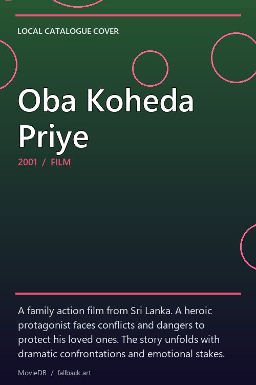 Oba Koheda Priye poster