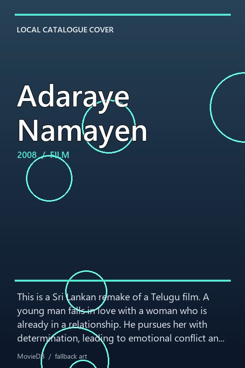 Adaraye Namayen poster