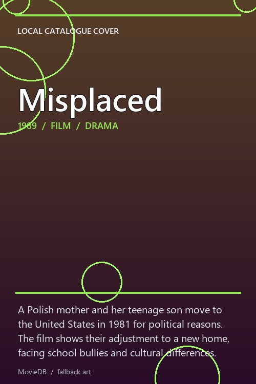 Misplaced poster