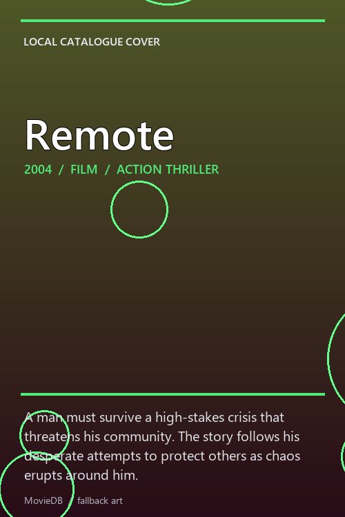 Remote poster