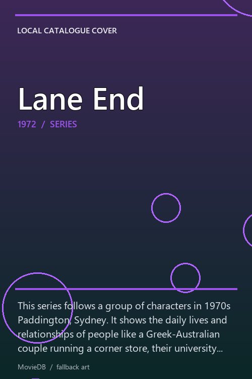 Lane End poster