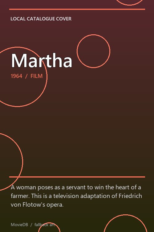 Martha poster