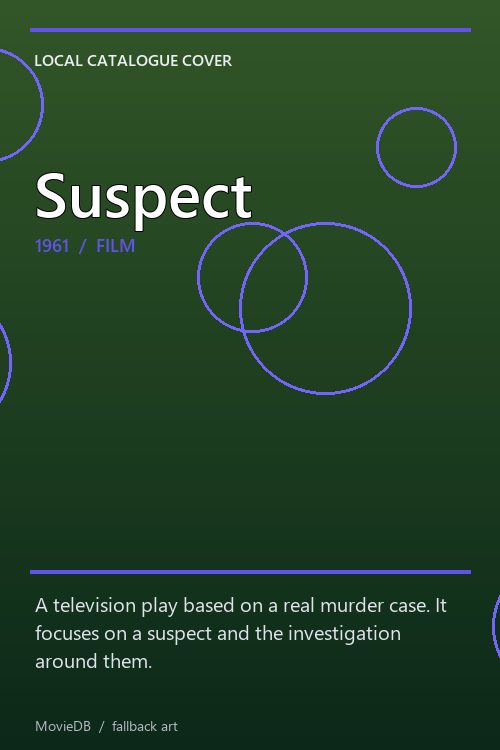 Suspect poster